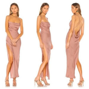 Michael Costello x REVOLVE Braxton Dress in Rose Size medium